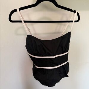 Princess Polly Black and White Bandeau Top